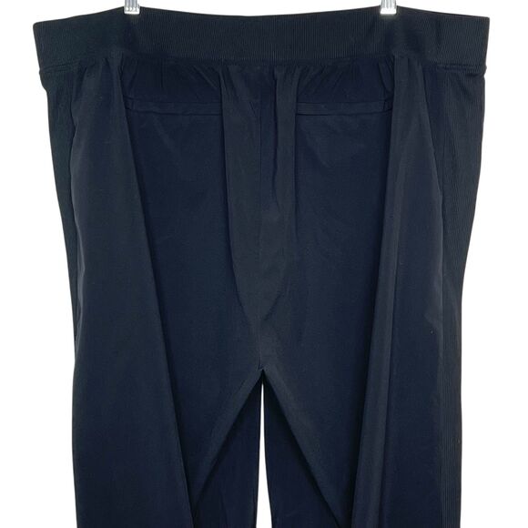 Athleta Brooklyn Ankle Pant Black Size 18 Mid Rise Straight Leg Pockets Stretch - Picture 6 of 10